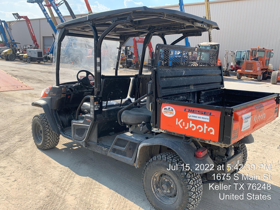 2021 Kubota RTV-X1140W-H Plastic Canopy, Windshield Acrylic Clear, LED Strobe Light, Wire Harness Kit, Back up Alarm