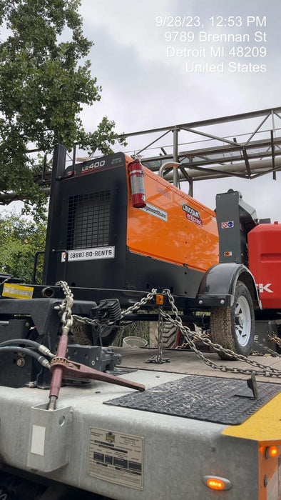 2023 Lincoln Electric LE400 Kubota V1505, Trlr, Cable Rack, Light Kit, ES Decals, T3