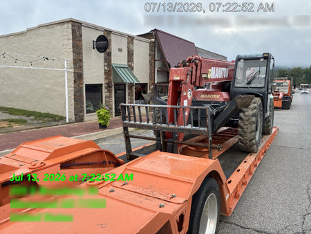 2018 Manitou MTA10055 Manitou MTA 10055 w/Open ROPS, Work Lights/Strobe, Aux Hyd, Solid Tires, Lift Hook, 66" Carriage, 60" Forks