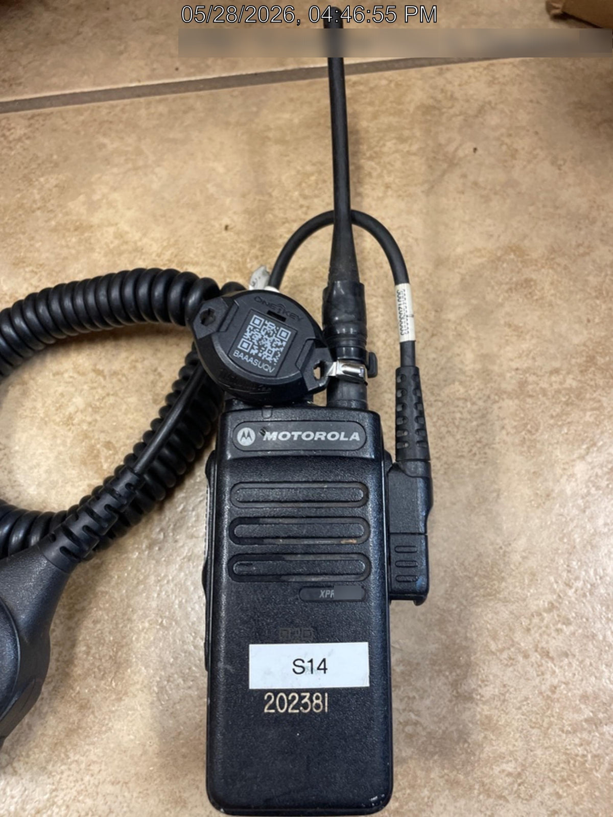 2022 MOTOROLA XPR3300E