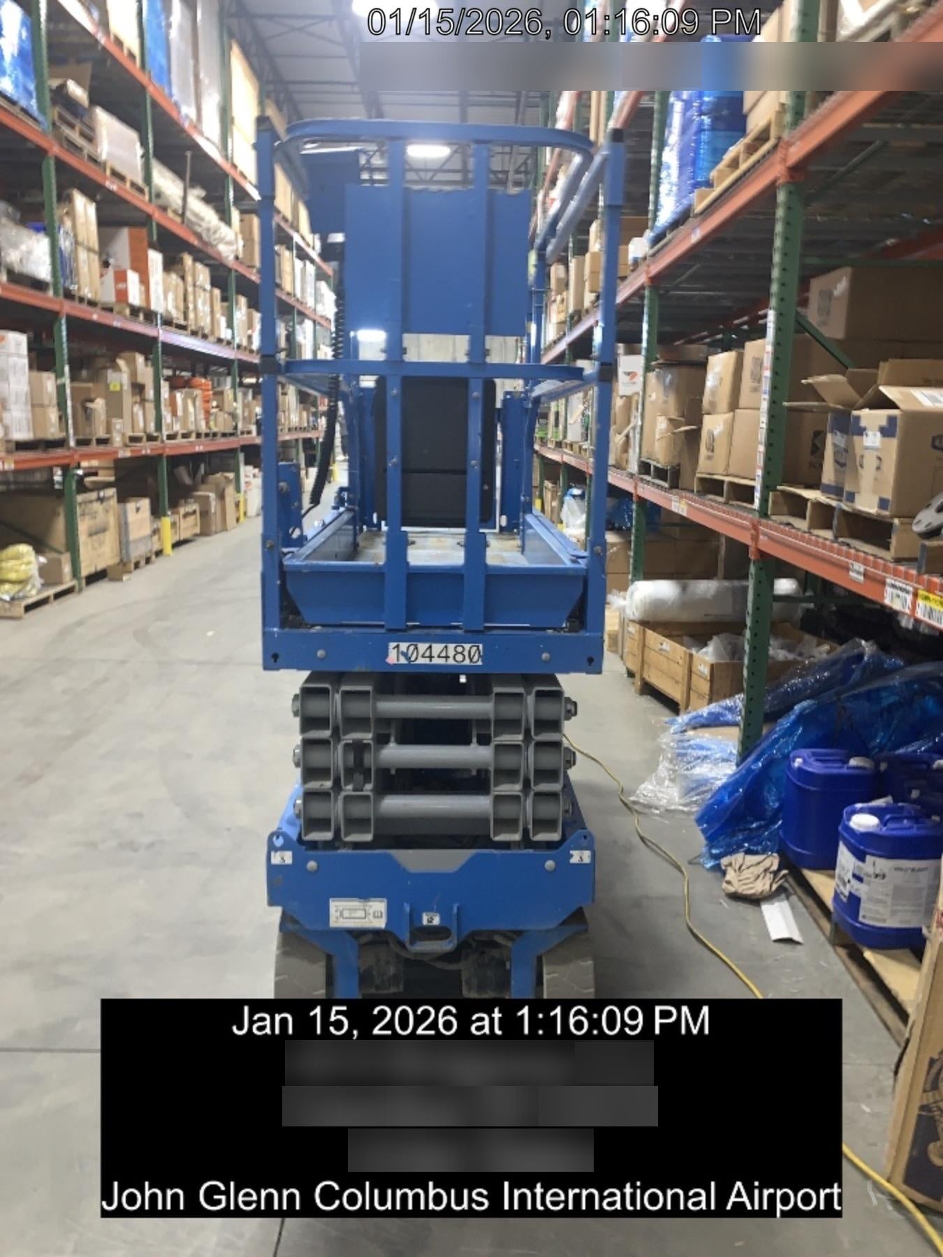 2020 Genie GS-2632 Solid NM Tires, Folding Rails with Half-Height Swing Gate, Beacon
