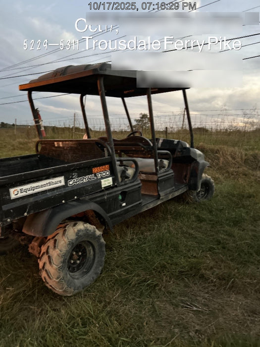 2022 Club Car CA1700D Canopy, Diesel, 4 Passenger
