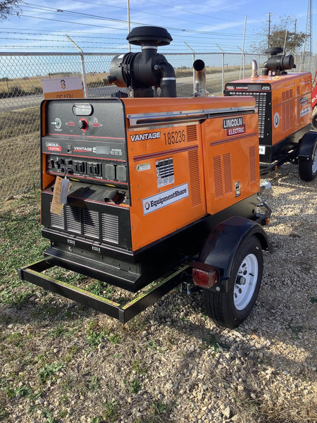 2021 Lincoln Electric Vantage 549X Ready Pak 3, ORANGE (includes trailer, cable rack, fender light kit)