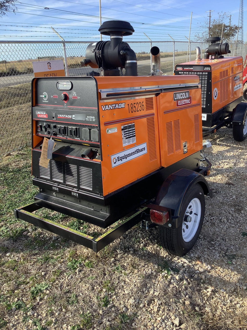 2021 Lincoln Electric Vantage 549X Ready Pak 3, ORANGE (includes trailer, cable rack, fender light kit)