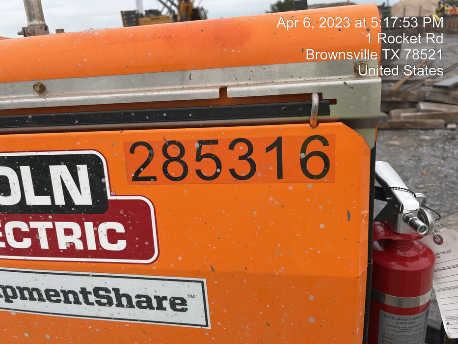 2022 Lincoln Electric LE400 Kubota V1505, Trlr, Cable Rack, Light Kit, ES Decals, T3