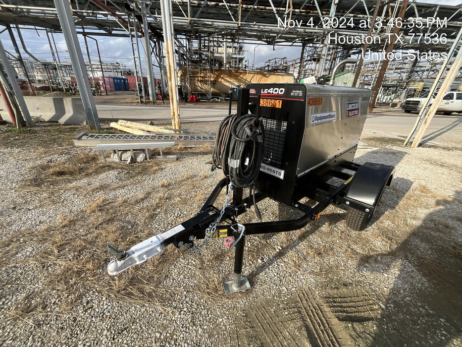 2024 Lincoln Electric LE400 Kubota V1505, Trlr, Cable Rack, Light Kit, ES Decals, T3