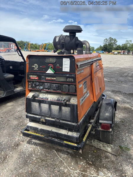 2021 Lincoln Electric Vantage 549X Ready Pak 3, ORANGE (includes trailer, cable rack, fender light kit)