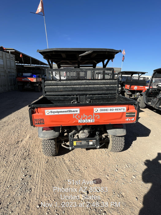 2022 Kubota RTV-X1140W-H Plastic Canopy, Windshield Acrylic Clear, LED Strobe Light, Wire Harness Kit, Back up Alarm