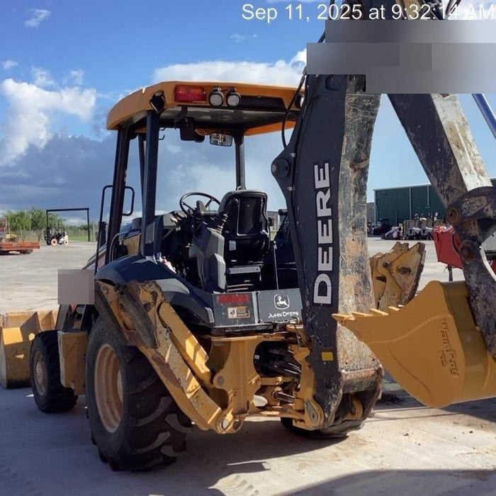 2019 John Deere 310LEP John Deere 310LEP, 4wd, Canopy, Standard dipper, ISO, Rear Auxiliary Hydraulics, Manual QC, Powertrain & Hydraulics, 60 Mo / 5,000hr Powertrain & Hydraulics Extended warranty, 12”, 18”, and 24” buckets