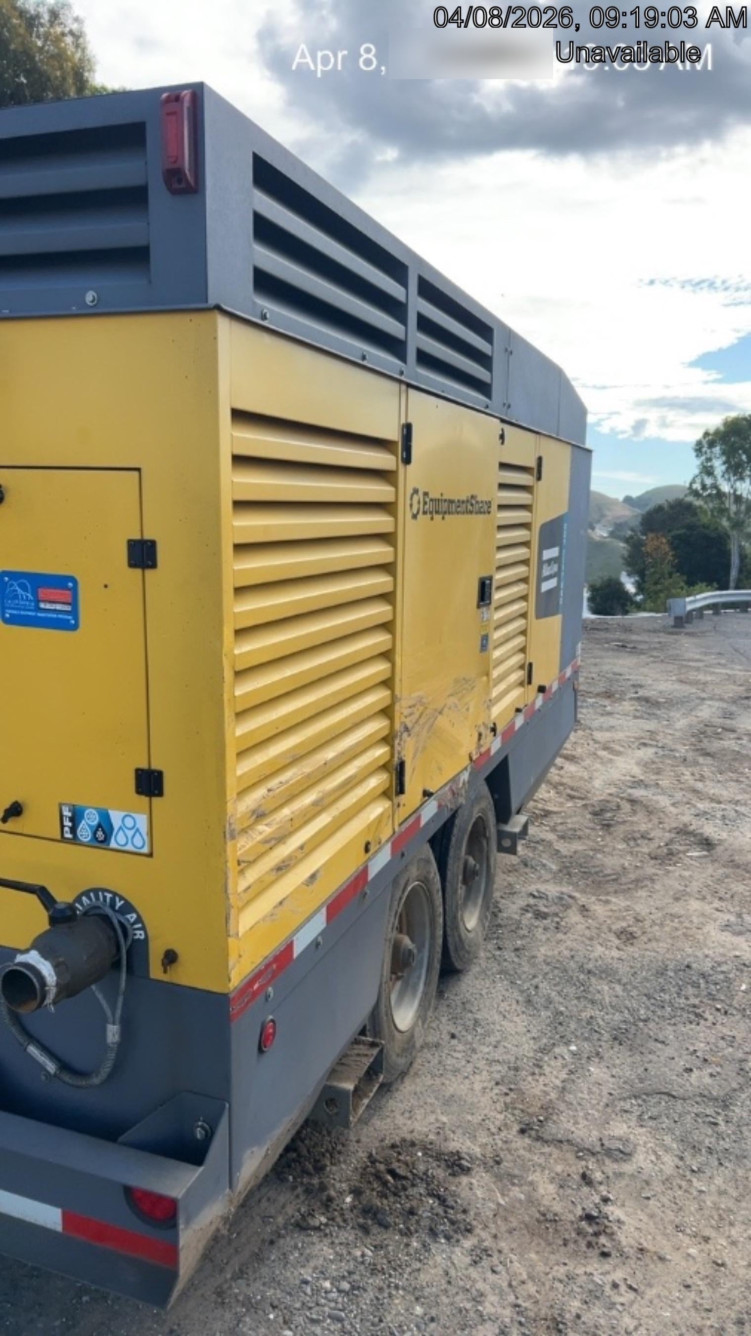2021 ATLAS COPCO XAS 1800