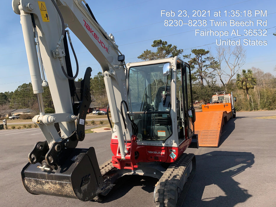 2020 Takeuchi TB-235-2CR Cab/Heat/Air, Rubber Tracks, Manual TAG QC