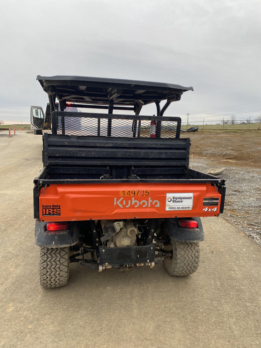 2022 Kubota RTV-X1140W-H Plastic Canopy, Windshield Acrylic Clear, LED Strobe Light, Wire Harness Kit, Back up Alarm
