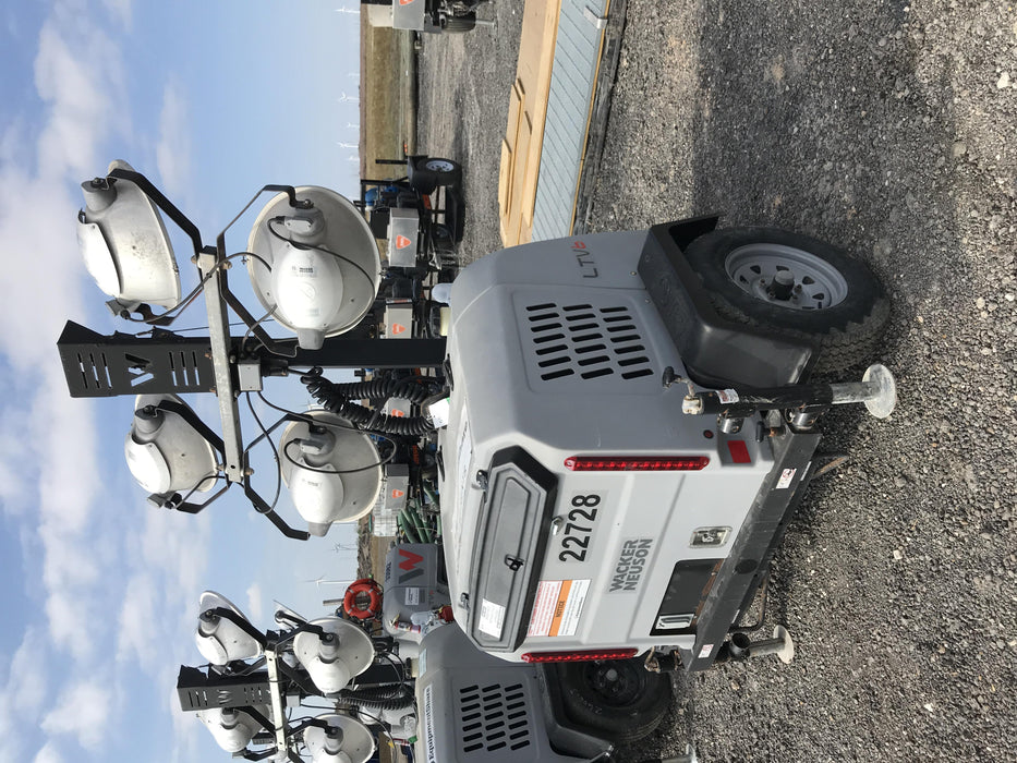 2019 Wacker Neuson LTV6L-MH Wacker Neuson LTV6L Mobile Light Tower w/Fuel Level Sensor Installed
