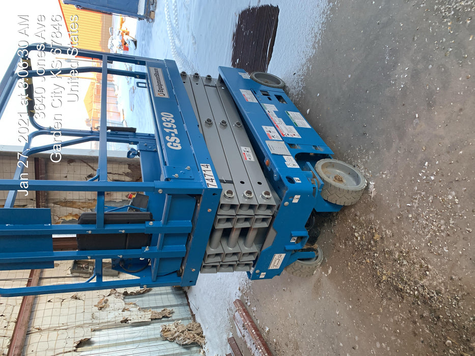 2020 Genie GS-1930 Fixed rails with chain entry gate - Pre A92.20