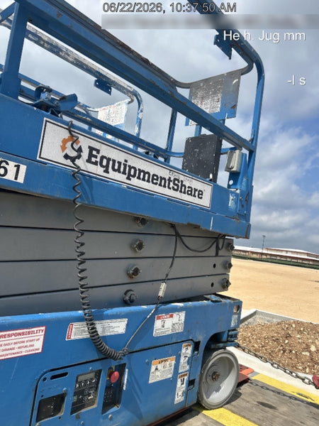 2017 Genie GS-1930 Genie GS-1930 Lift w/Fixed Rail and Chain Entry