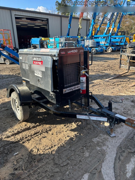 2024 Lincoln Electric LE400 Kubota V1505, Trlr, Cable Rack, Light Kit, ES Decals, T3