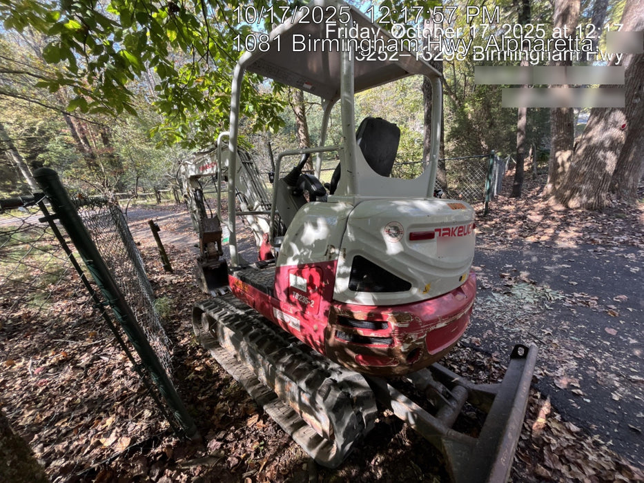 2020 Takeuchi TB235-2R Canopy, Rubber Tracks, Manual TAG QC