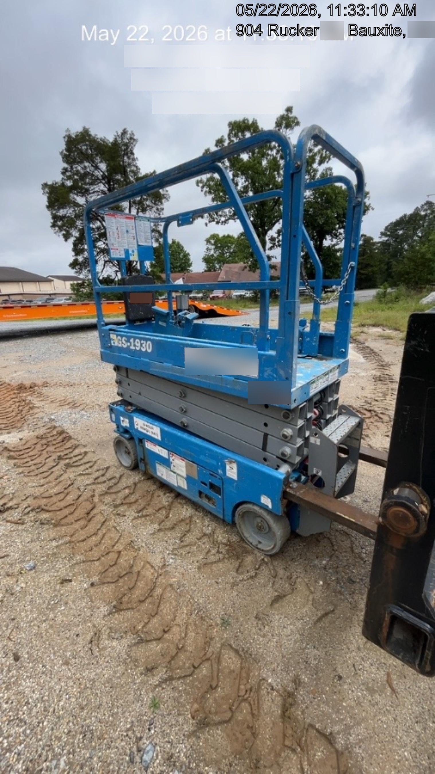 2019 Genie GS-1930 Fixed Rails with Chain Entry