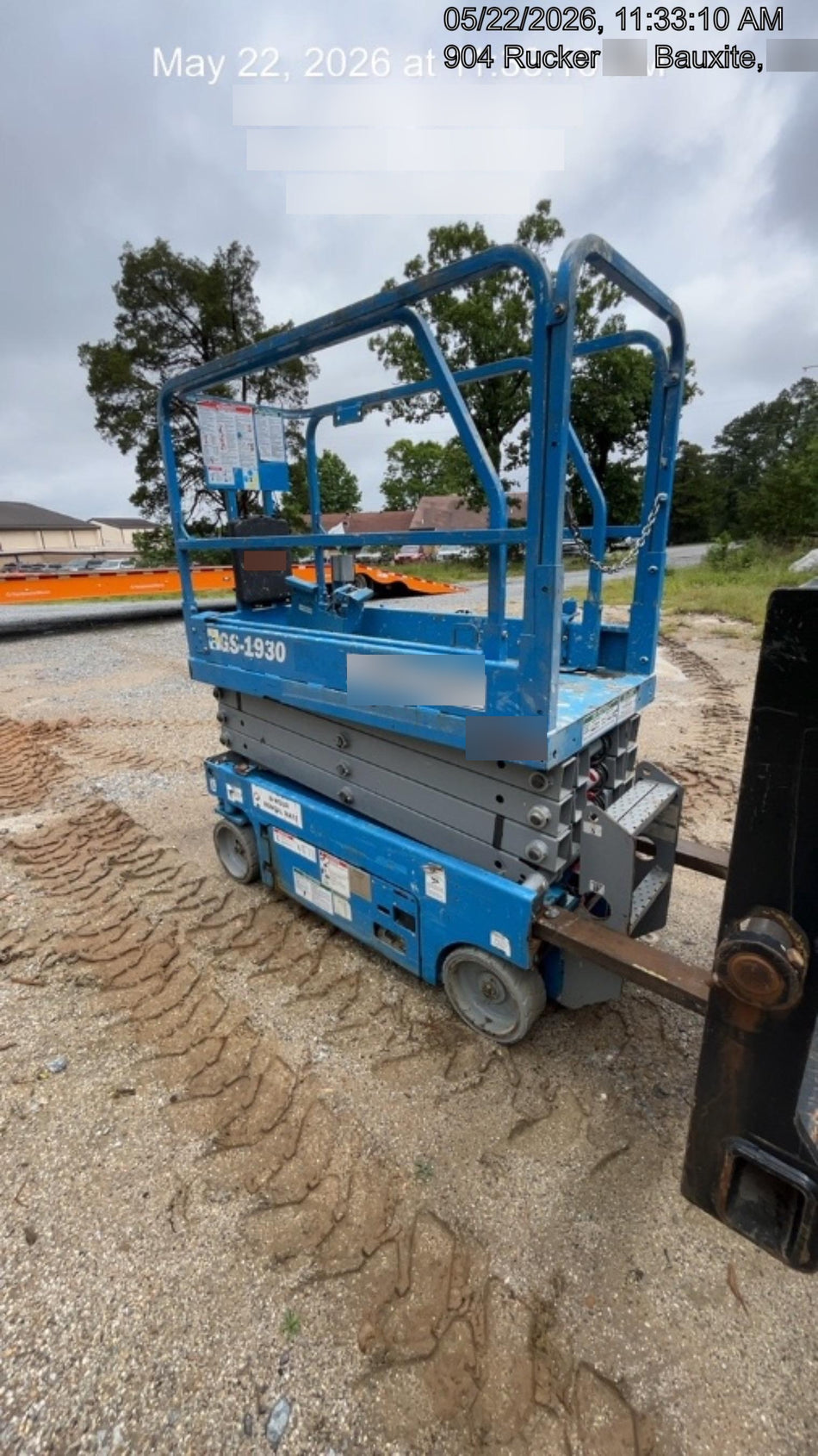 2019 Genie GS-1930 Fixed Rails with Chain Entry