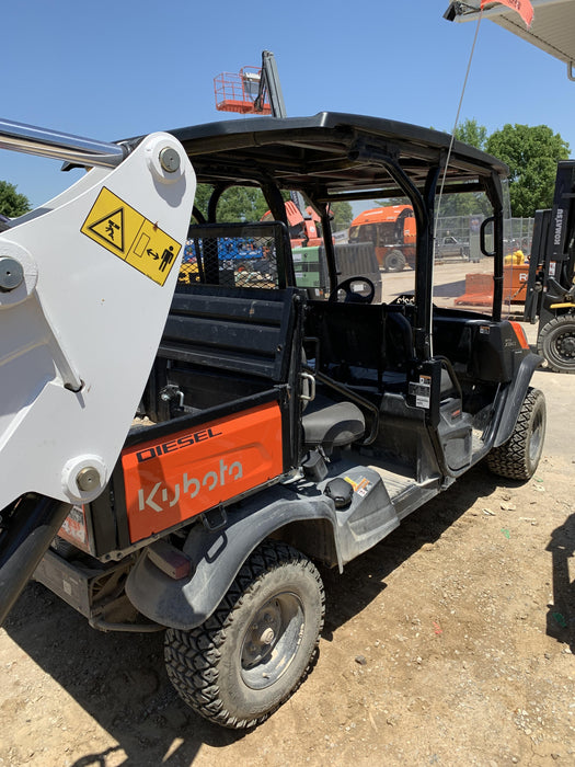 2022 Kubota RTV-X1140W-H Plastic Canopy, Windshield Acrylic Clear, LED Strobe Light, Wire Harness Kit, Back up Alarm