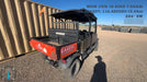 2019 Kubota RTV-X1140W-H 4wd Utility Cart, LED Strobe, Windshield Tempered Glass, Plastic Canopy, Wire Harness Kit, Backup Alarm