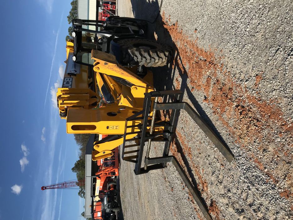 2019 JCB 510-56 Canopy, 74 HP, Solid Tires, STD Worklight, Beacon, Aux Hydraulics, Lifting Eye, Back up Alarm w/66" Carriage/60" Forks