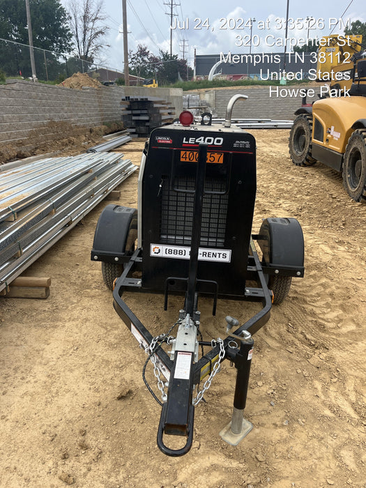 2024 Lincoln Electric LE400 Kubota V1505, Trlr, Cable Rack, Light Kit, ES Decals, T3