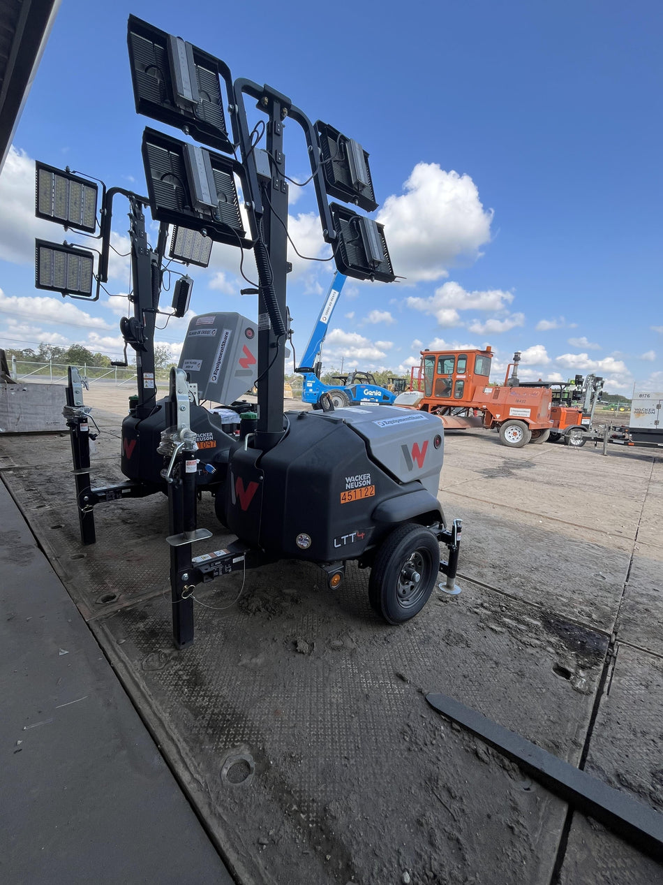 2024 Wacker Neuson LTT4 Diesel, Kohler KDW702, Deep Sea Controller, Auto Start, LED 320W, Bypass Outlet, T3
