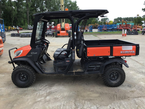 Kubota RTV-X1140W-H Kubota RTVX1140WH 4wd Utility Cart, LED Strobe, Windshield Tempered Glass, Pastic Canopy, Wire Harness Kit, Backup Alarm