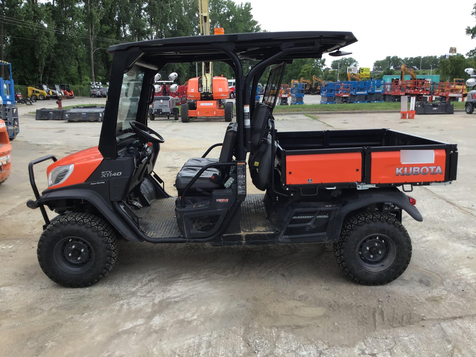 Kubota RTV-X1140W-H Kubota RTVX1140WH 4wd Utility Cart, LED Strobe, Windshield Tempered Glass, Pastic Canopy, Wire Harness Kit, Backup Alarm