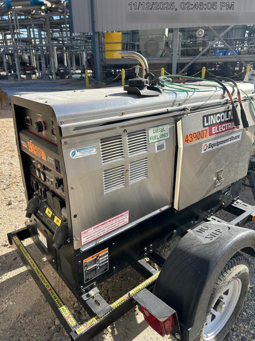 2024 Lincoln Electric LE400 Kubota V1505, Trlr, Cable Rack, Light Kit, ES Decals, T3