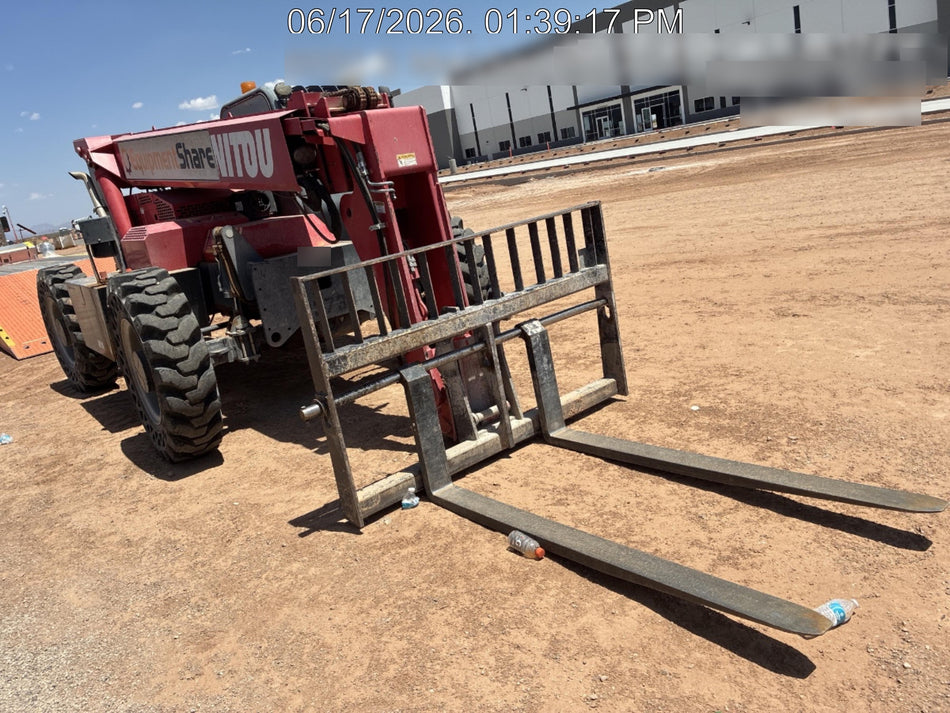 2018 Manitou MTA8044 MTA 8044 - 74 HP T4, Canopy, Worklights/Strobe, Beacon, 66" Carriage, 48" Forks, Solid Tires, Lift Hook, Aux Hydraulics