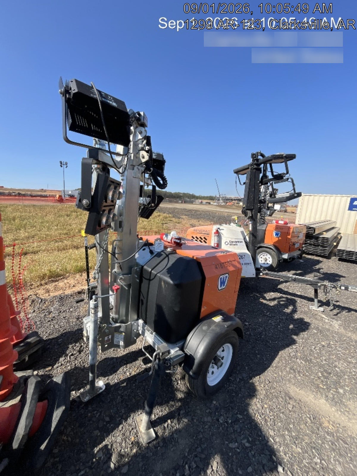 2024 Wanco WLTT-4MM4K Diesel, Deep Sea Controller, Shore Power Plug, Auto Start, (4) 350W LED Floodlights, 4kW Generator, 60 Gal Fuel Tank, 2" Ball, T3