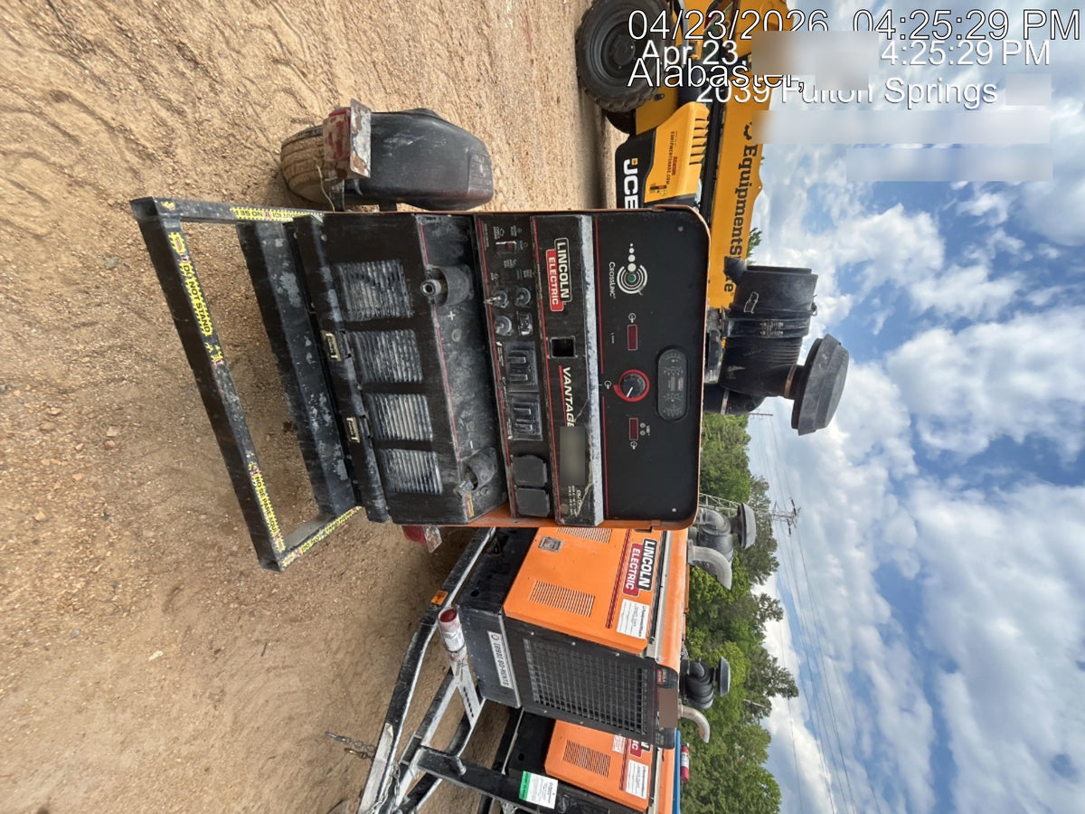 2021 Lincoln Electric Vantage 549X Ready Pak 3, ORANGE (includes trailer, cable rack, fender light kit)