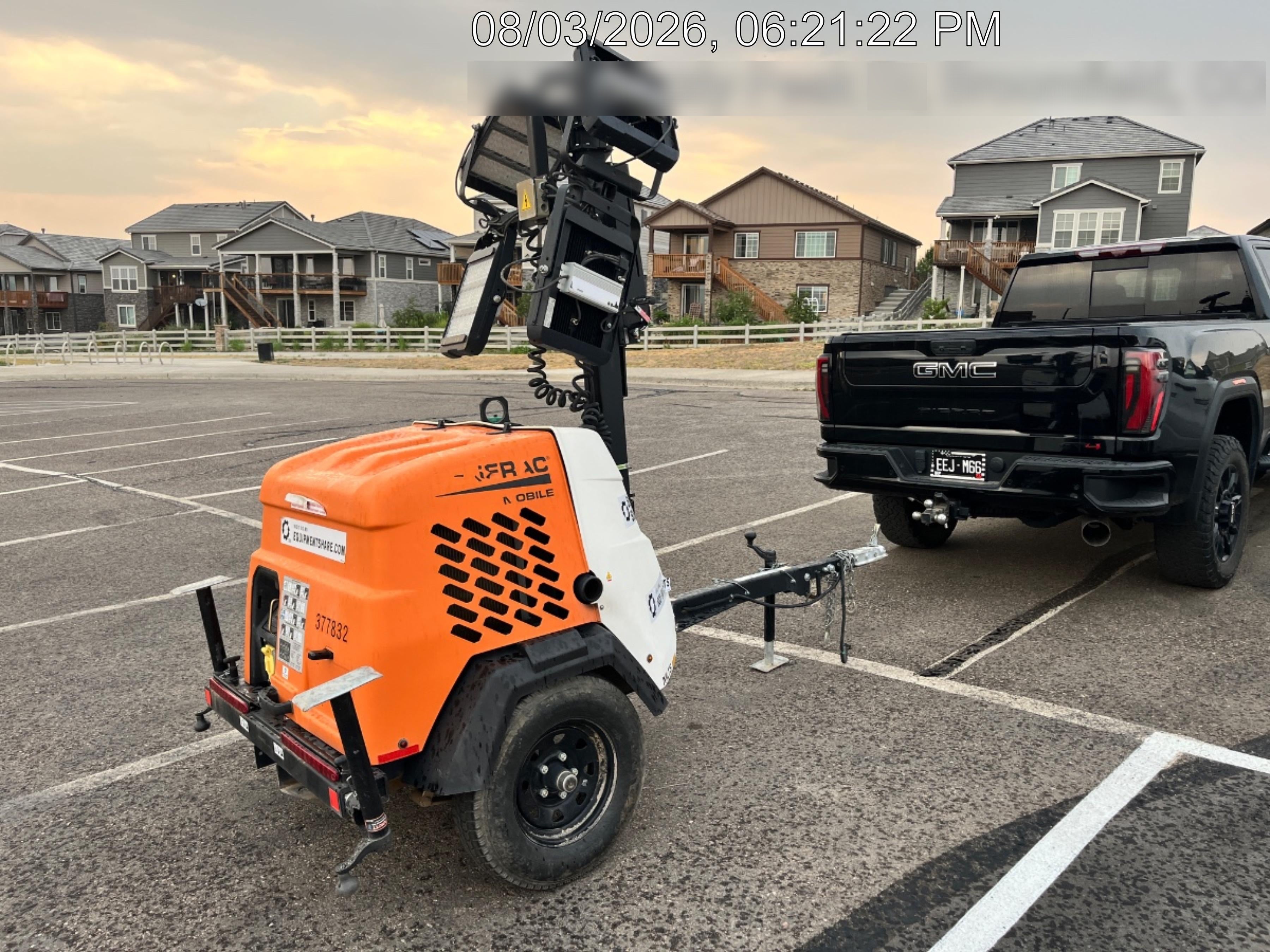 2023 Generac MLT2 Diesel, Flex Switch 120V Input, Powerzone Controller, 
(4) 320W LED Lights, 4kW Generator, 39.9 Gal Fuel Tank, 2" Ball, T3