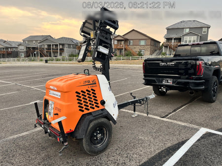 2023 Generac MLT2 Diesel, Flex Switch 120V Input, Powerzone Controller, 
(4) 320W LED Lights, 4kW Generator, 39.9 Gal Fuel Tank, 2" Ball, T3
