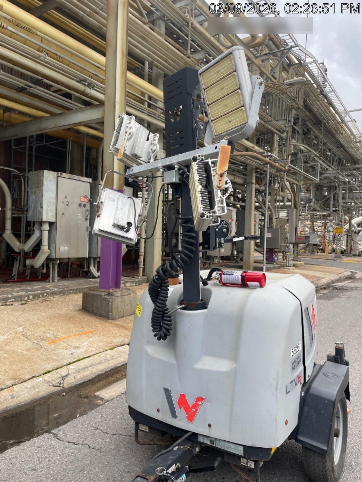 2019 Wacker Neuson LTV6K-LED Standard LED Towable Light Tower w/None