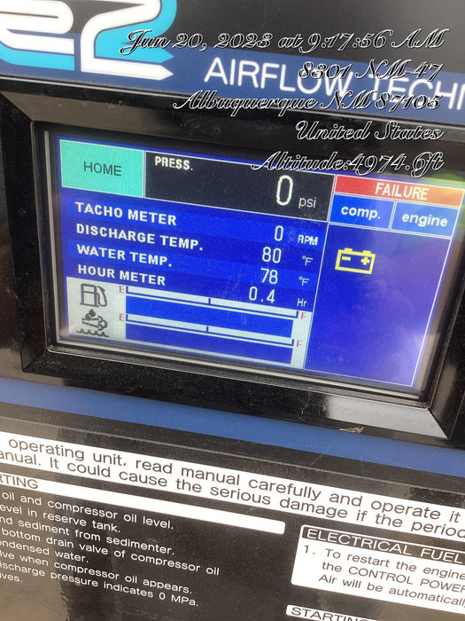 2023 AIRMAN PDSF375DP-6E1