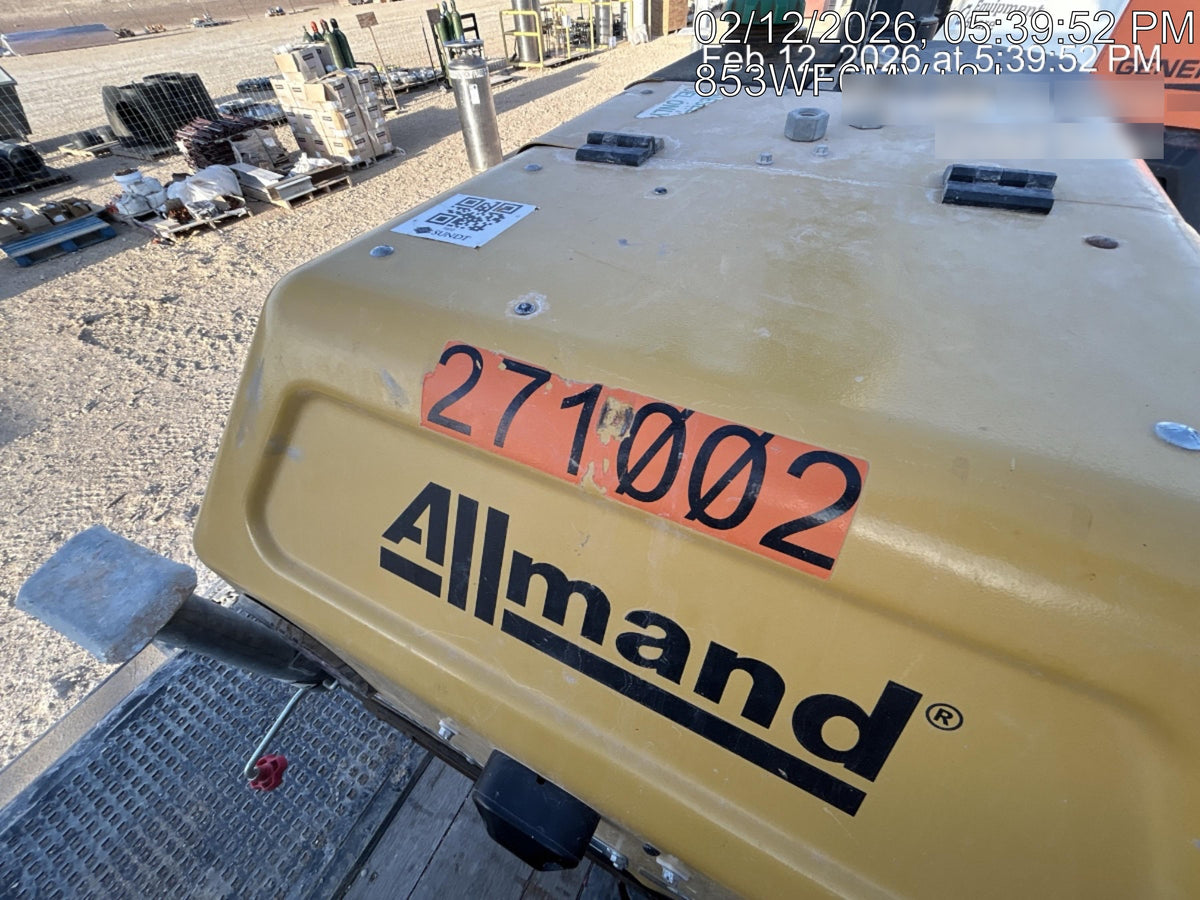 2022 Allmand NLV3GR (4) LED Light Fixture 350W, 23' Vertical Mast, 3kW Prime, Towable, ES Decals, T3