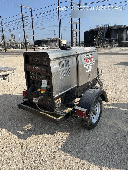 2024 Lincoln Electric LE400 Kubota V1505, Trlr, Cable Rack, Light Kit, ES Decals, T3