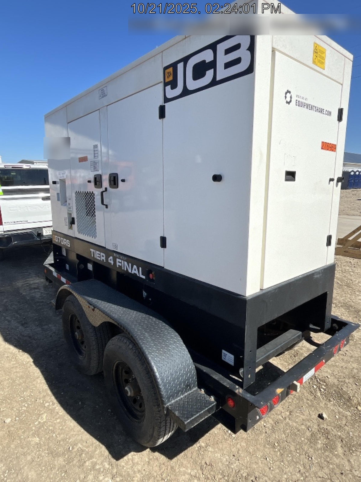 2022 JCB G70RST4F