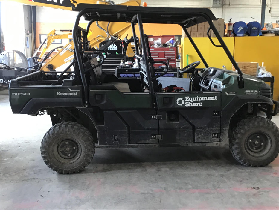 Kawasaki Mule PRO-DXT Kawasaki Mule 4x4 Diesel UTV w/Hard Top, Windshield, Beacon, Backup Alarm, ES Keypad/Hardware Installed