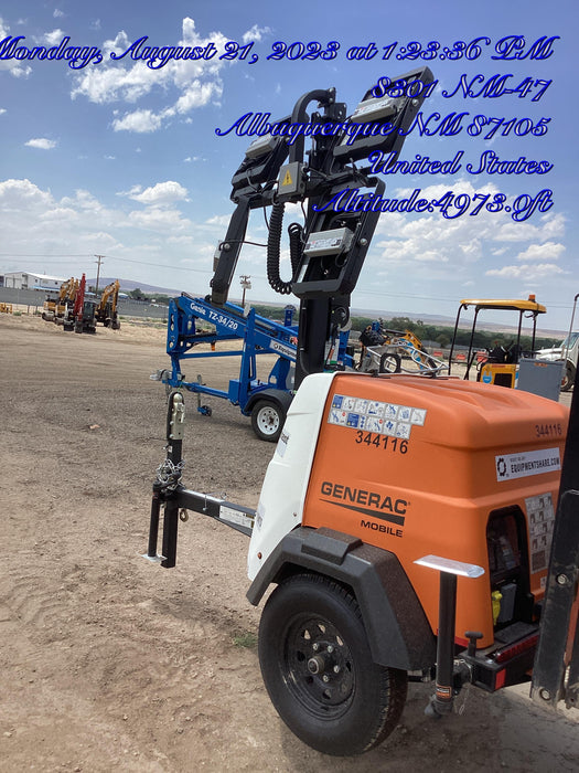 2023 Generac MLT2 Diesel, Flex Switch 120V Input, Powerzone Controller, (4) 320W LED Lights, 4kW Generator, 39.9 Gal Fuel Tank, 2" Ball, T3