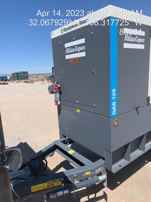 2022 ATLAS COPCO QAS 125