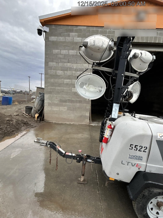 2017 Wacker Neuson LTV6L-MH Wacker Neuson 6 kW Towable Light Generator