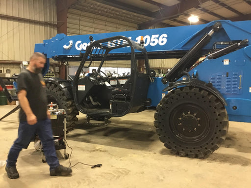 2017 Genie GTH-1056 Genie GTH1056, Solid Tires, 60" carriage, Open ROPS