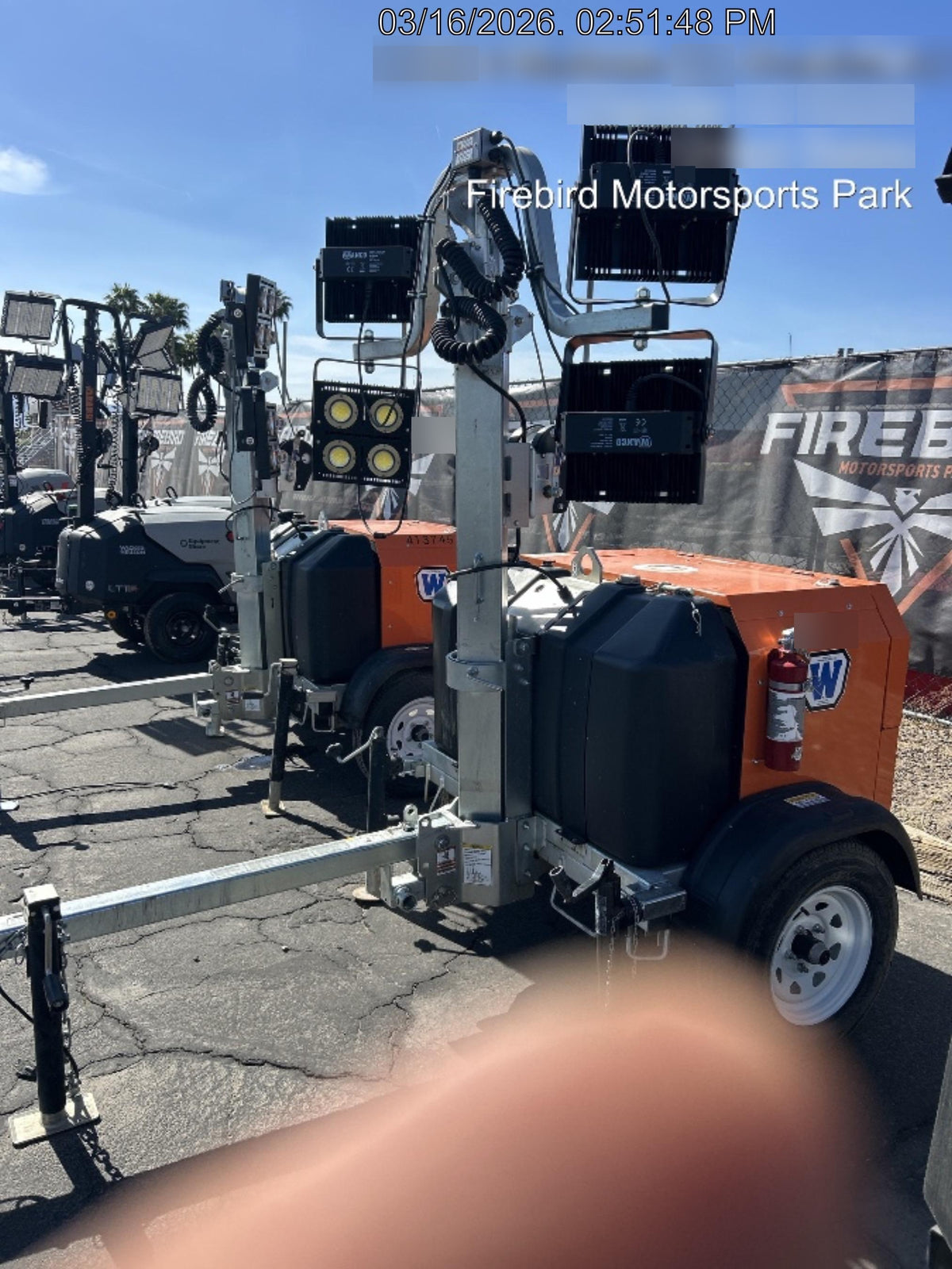 2024 Wanco WLTT-4MM4K Diesel, Deep Sea Controller, Shore Power Plug, Auto Start, (4) 350W LED Floodlights, 4kW Generator, 60 Gal Fuel Tank, 2" Ball, T3