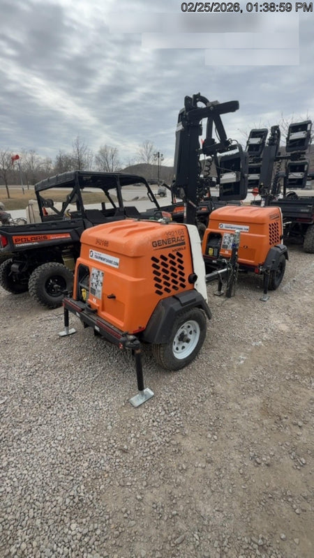 2024 Generac MLT2 Diesel, Flex Switch 120V Input, Powerzone Controller, 
(4) 320W LED Lights, 4kW Generator, 39.9 Gal Fuel Tank, 2" Ball, T3