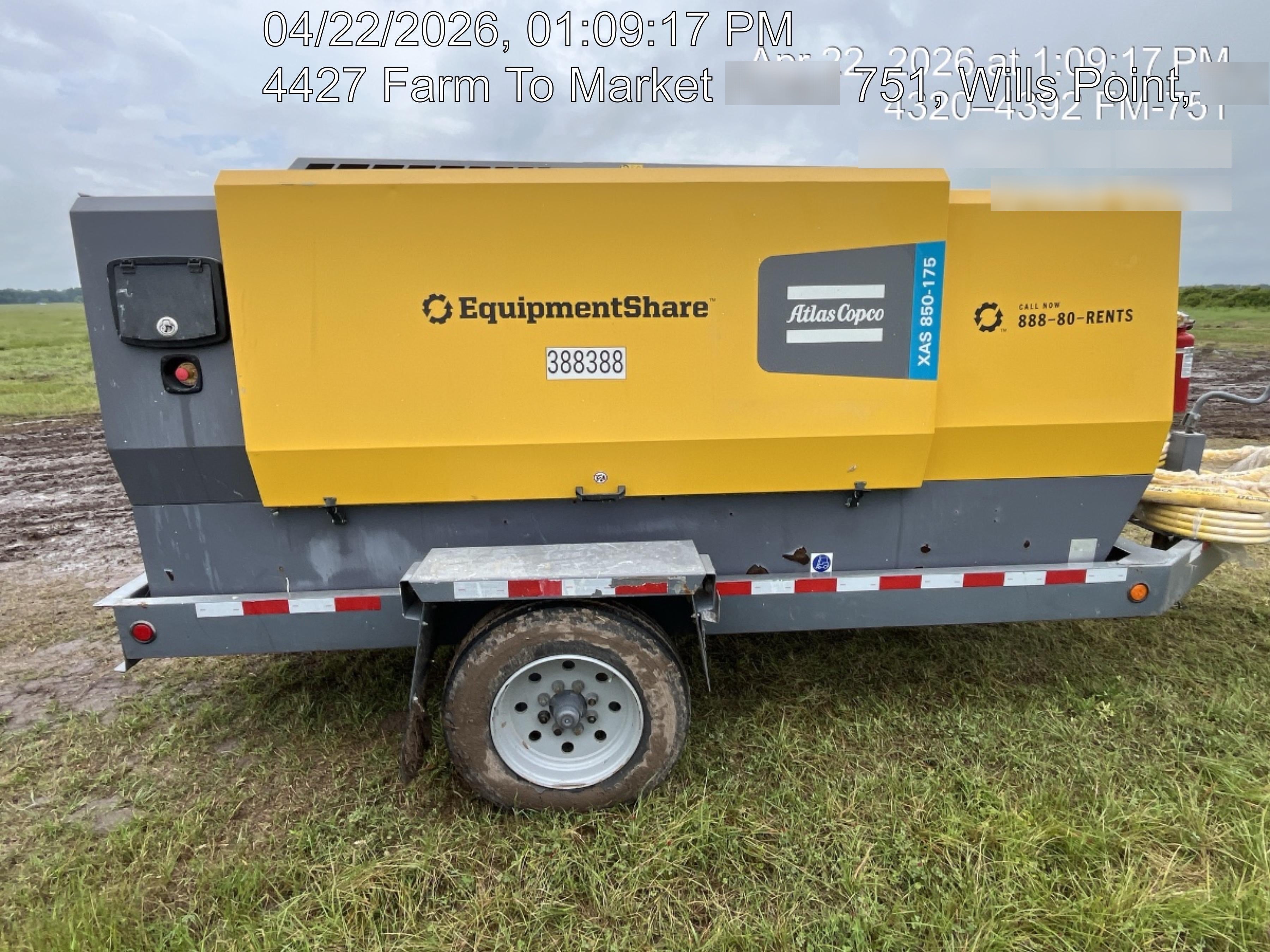 2024 ATLAS COPCO XAS 850