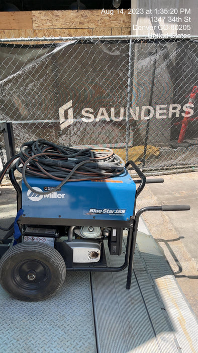 2023 Miller Electric Blue Star 185 Engine Driven Welder, Electric Start, 13 hp, Gas, 6,500 W Peak 907664